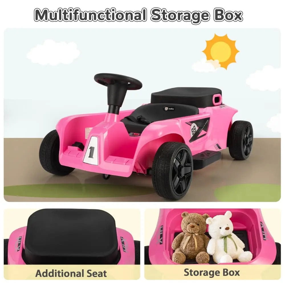 TOBBI 24V Electric 2-Seater Family Ride-On Car