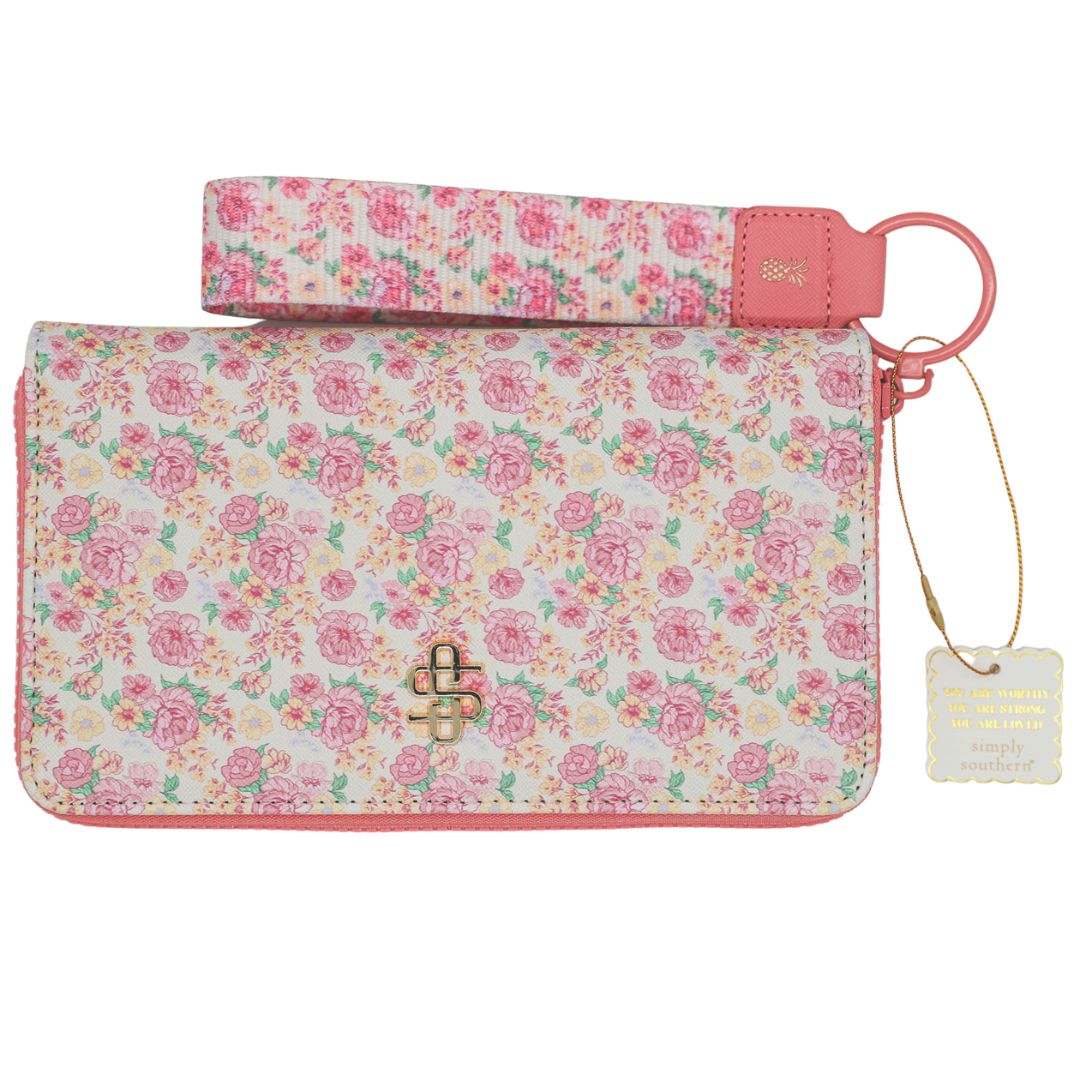Designer Print Wallet with Matching Key Fob - F25 - Simply Southern
