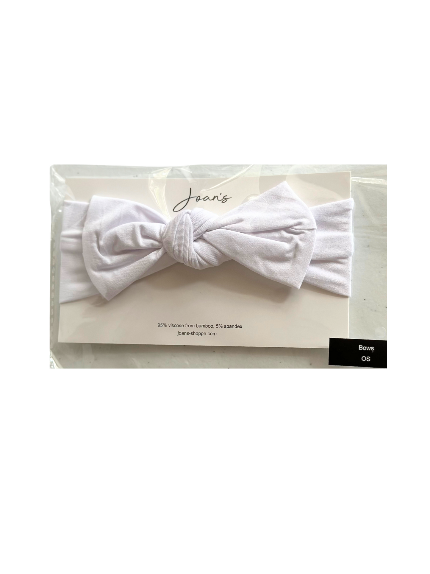 White Luxe Bow