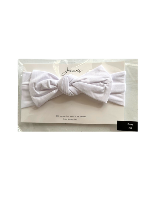 White Luxe Bow