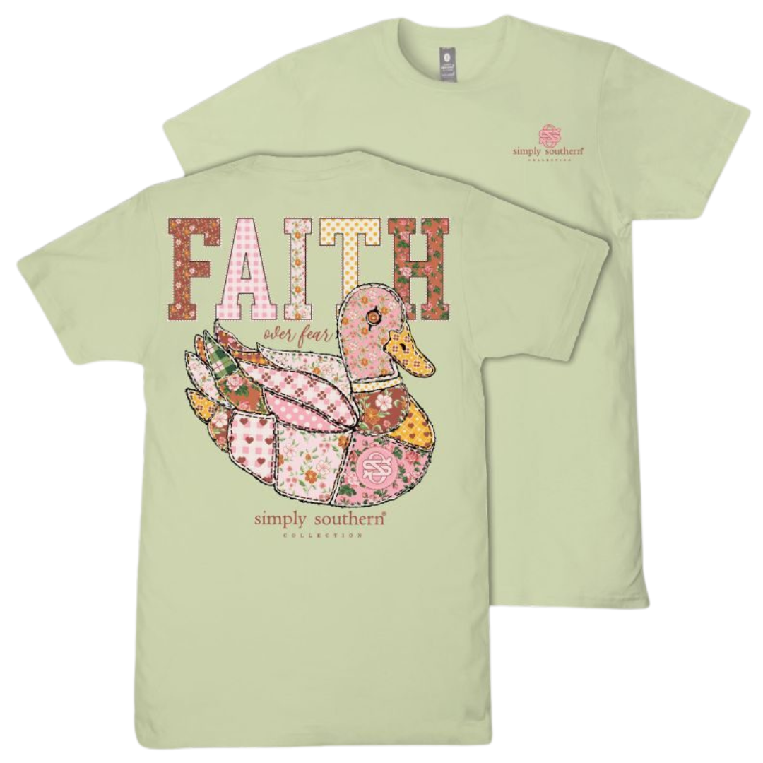 Faith Over Fear - Duck - Patchwork - Country Life - F26 - SS - YOUTH T-Shirt