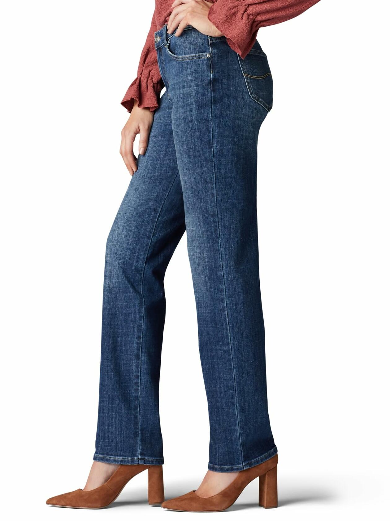 Women's Relaxed Fit Straight Leg Jean, Jaded, Medium