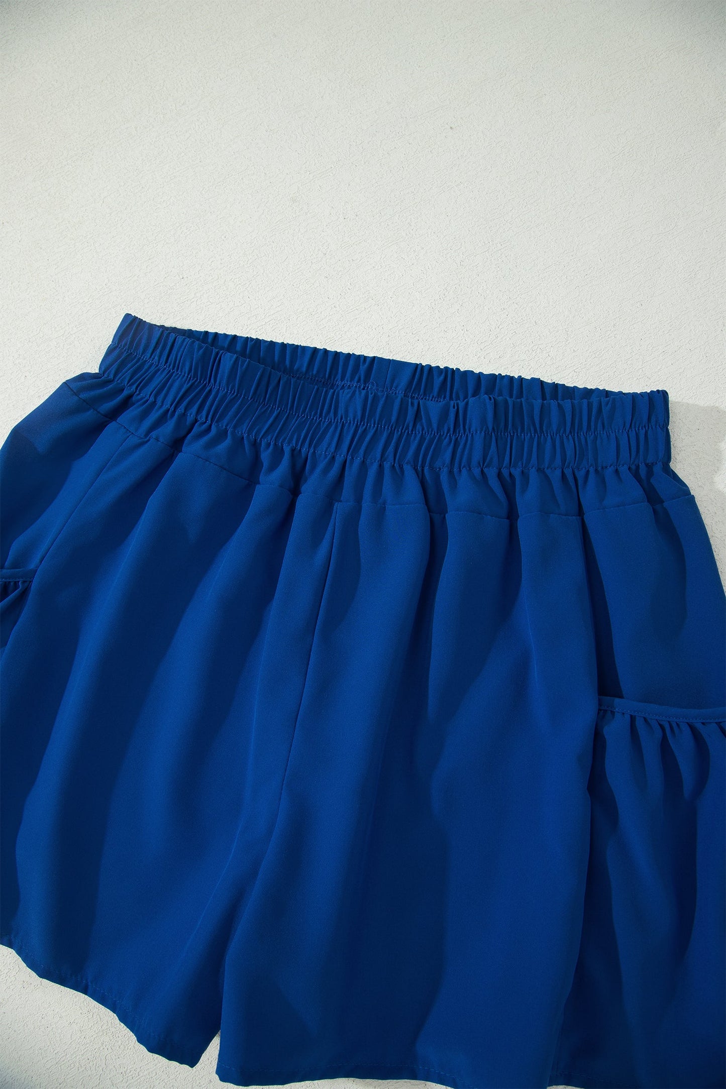Solid Ribbed Tank & Wide Leg Shorts Set