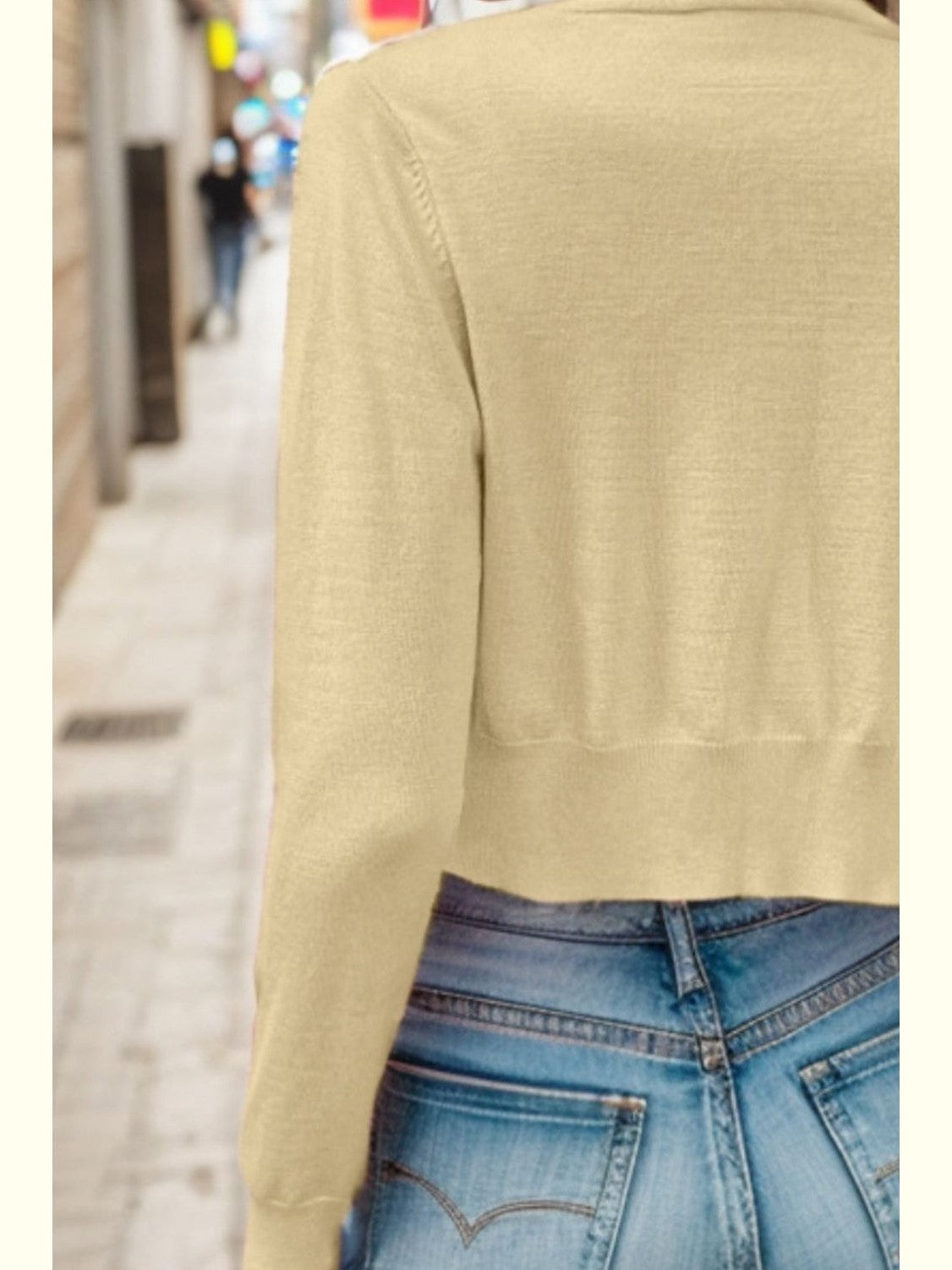 Women Button Up Long Sleeve Cardigan