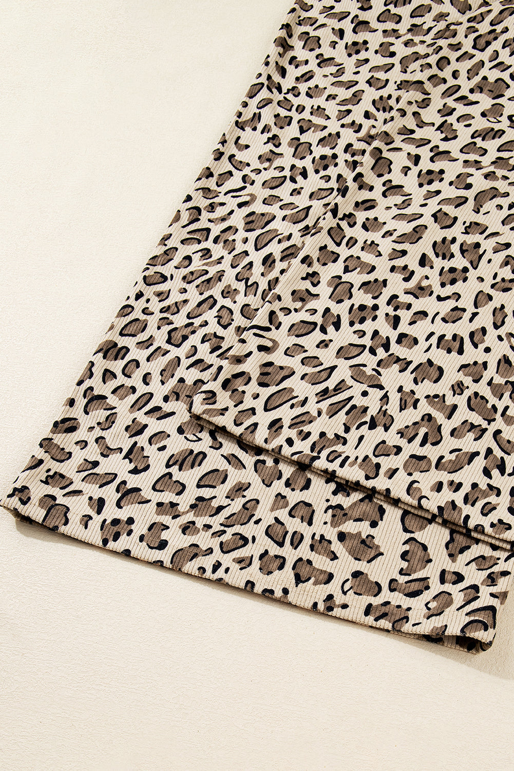 Leopard Bib Wide Leg Jumpsuit