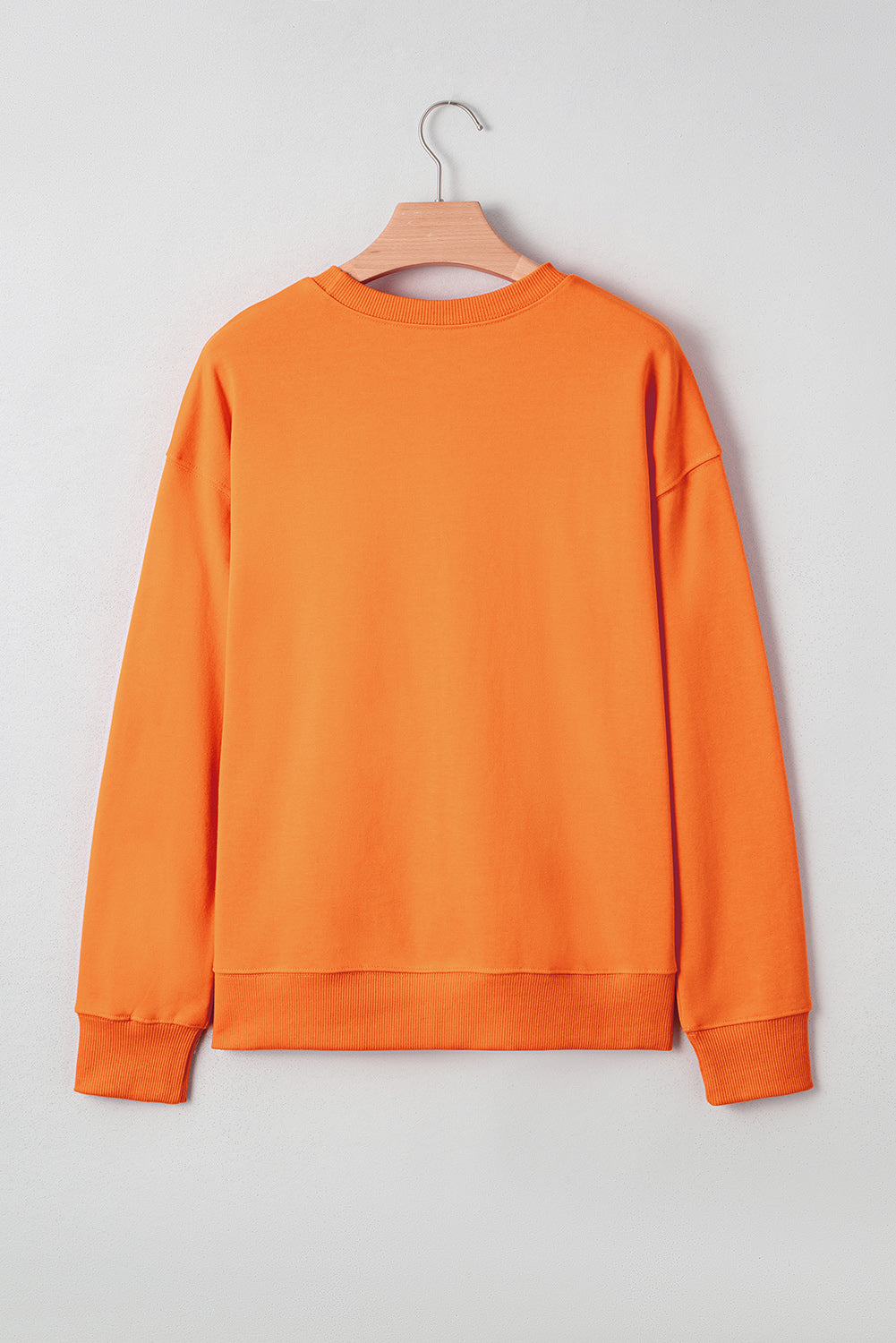 Halloween Spooky Graphic Print Crew Neck Sweatshirt