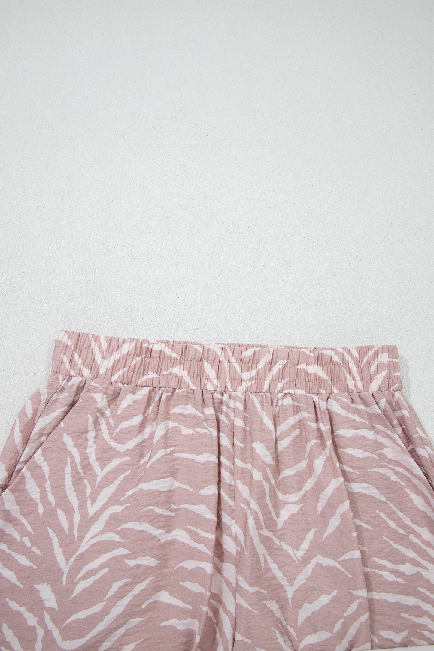 Abstract Zebra Top & Shorts Lounge Set