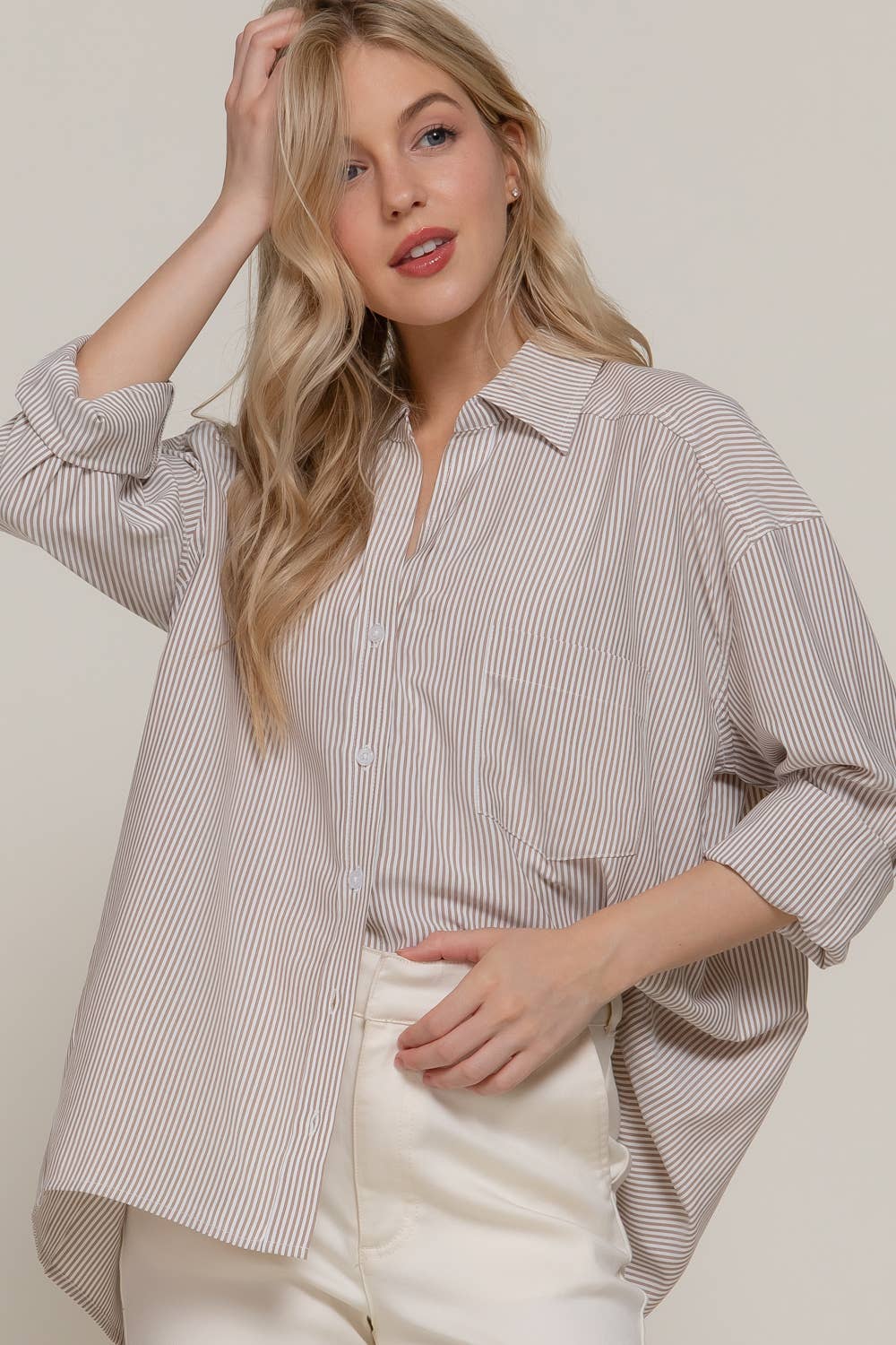 Acadia Long Sleeve Button Down Shirt