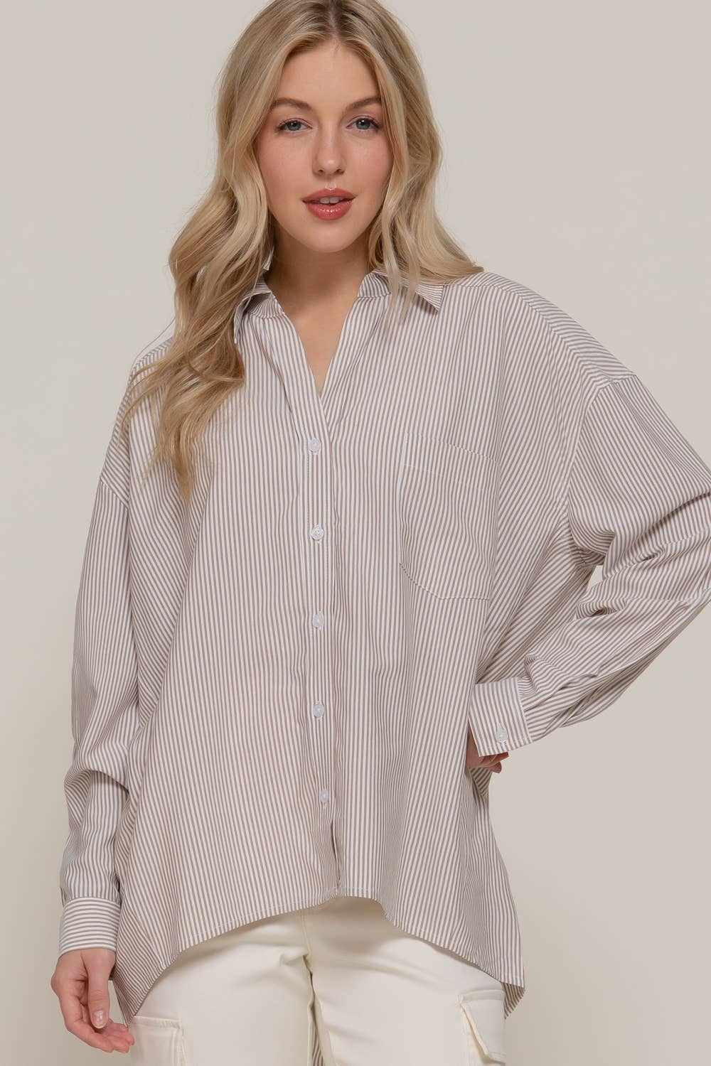 Acadia Long Sleeve Button Down Shirt