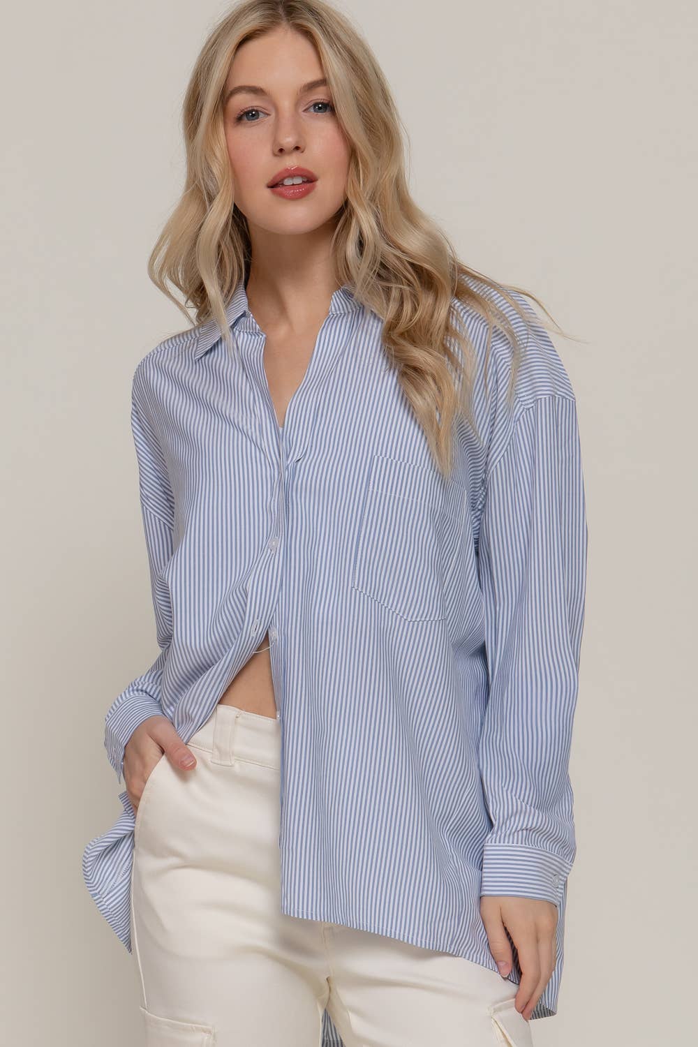 Acadia Long Sleeve Button Down Shirt