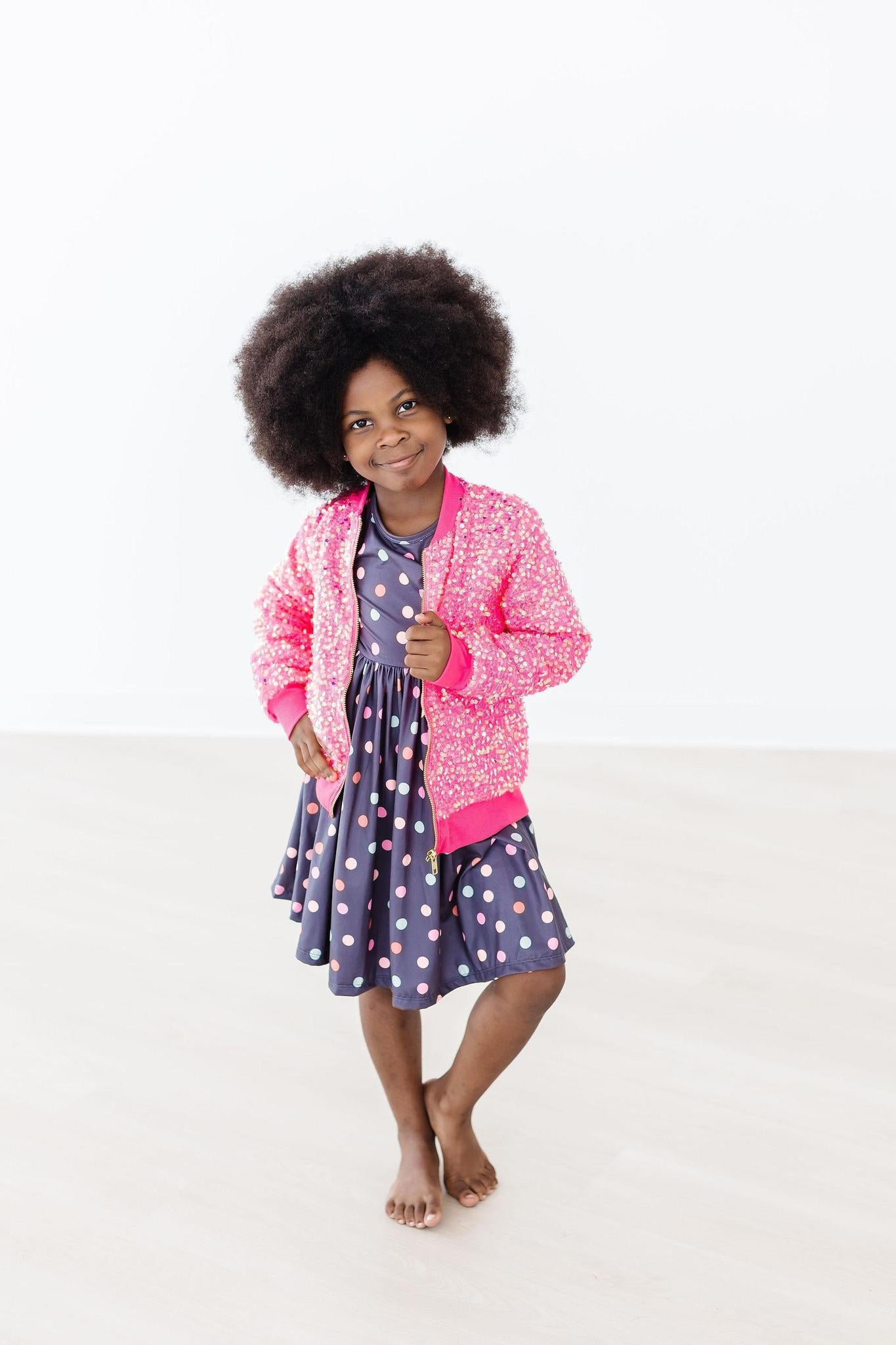 SALE City Girl 3/4 Sleeve Twirl Dress