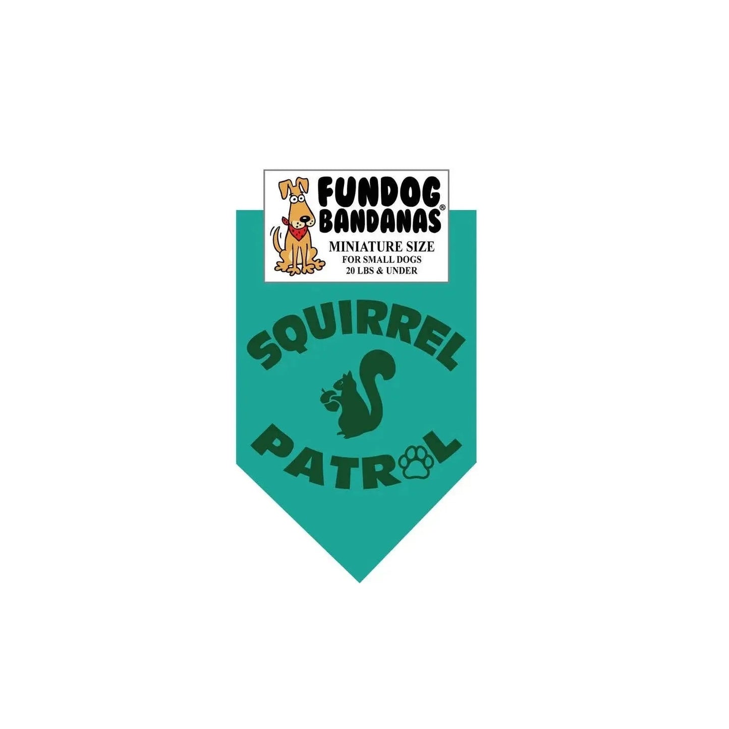 Squirrel Patrol Bandana-Made in USA