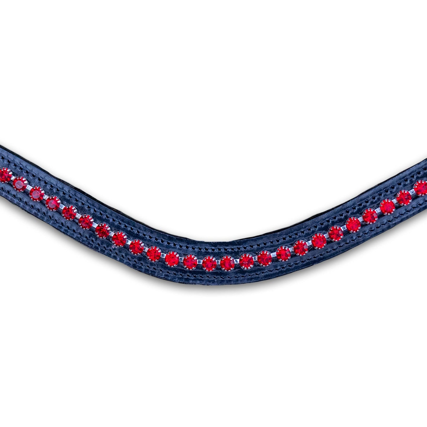 Ruby Red Crystal Browband