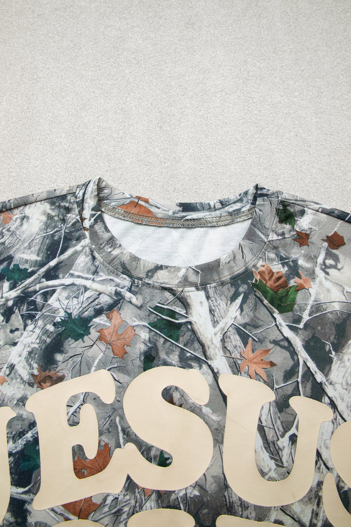 Love Like Jesus Camo Woodland Tee