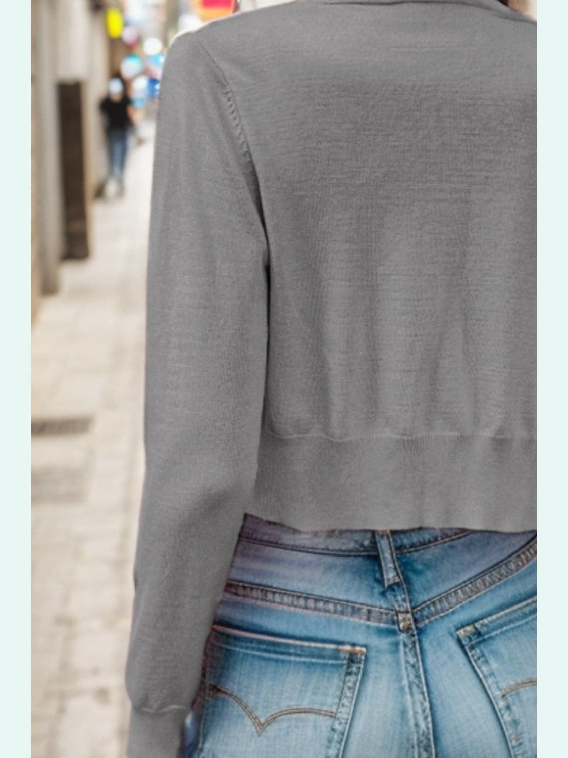 Women Button Up Long Sleeve Cardigan