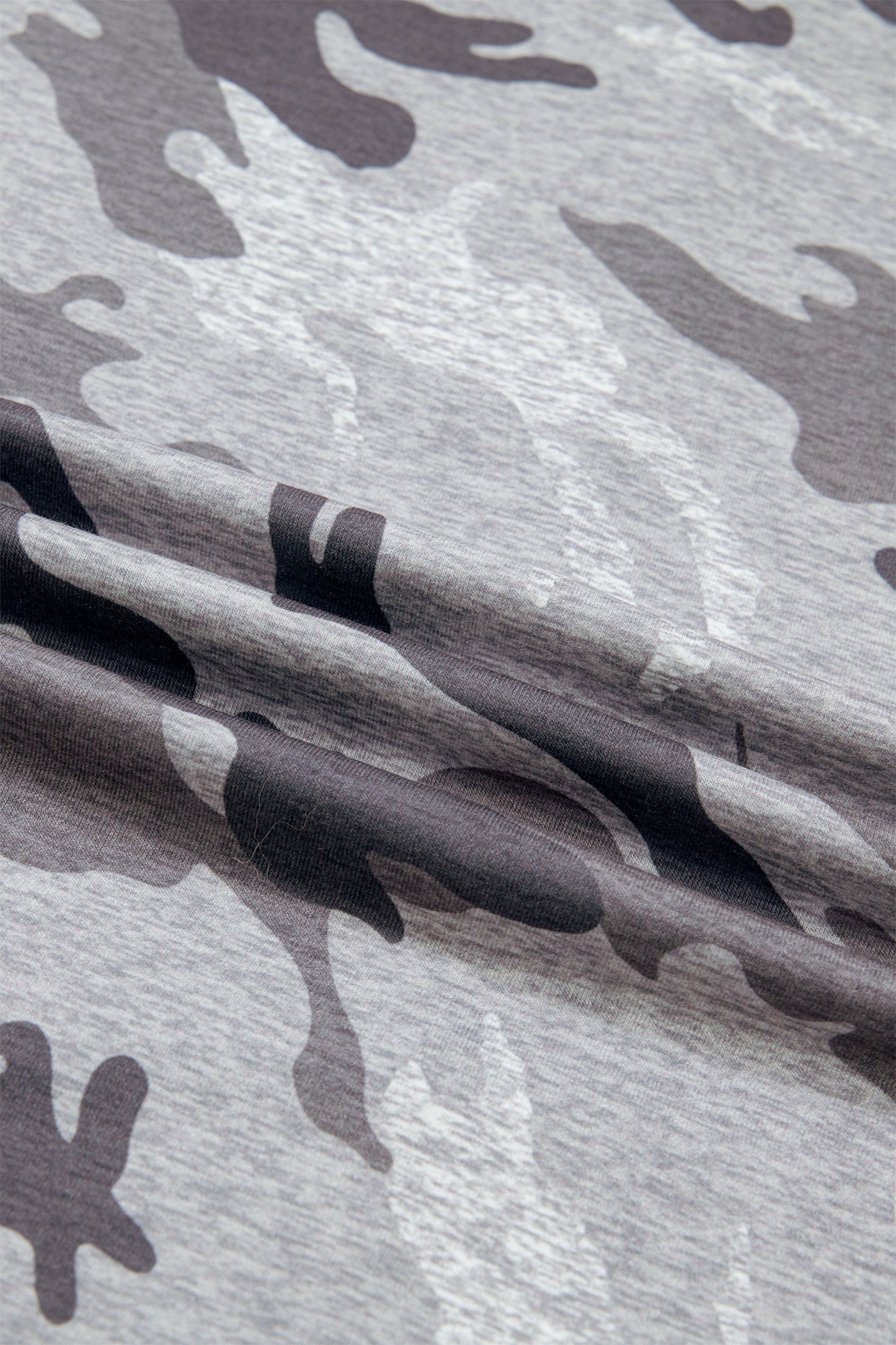 Plus Size Camo Short Sleeve T-Shirt