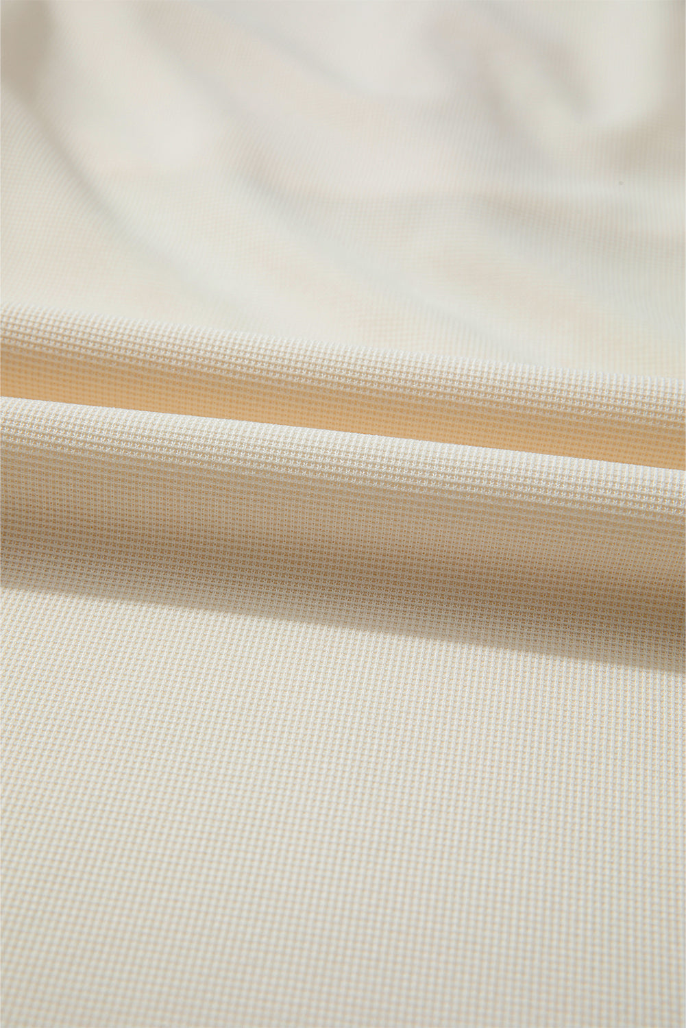 Solid Textured Elastic Waist Wide Leg Pants