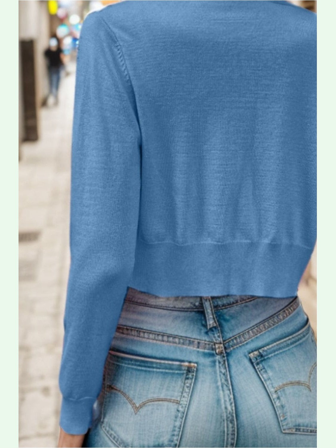 Women Button Up Long Sleeve Cardigan