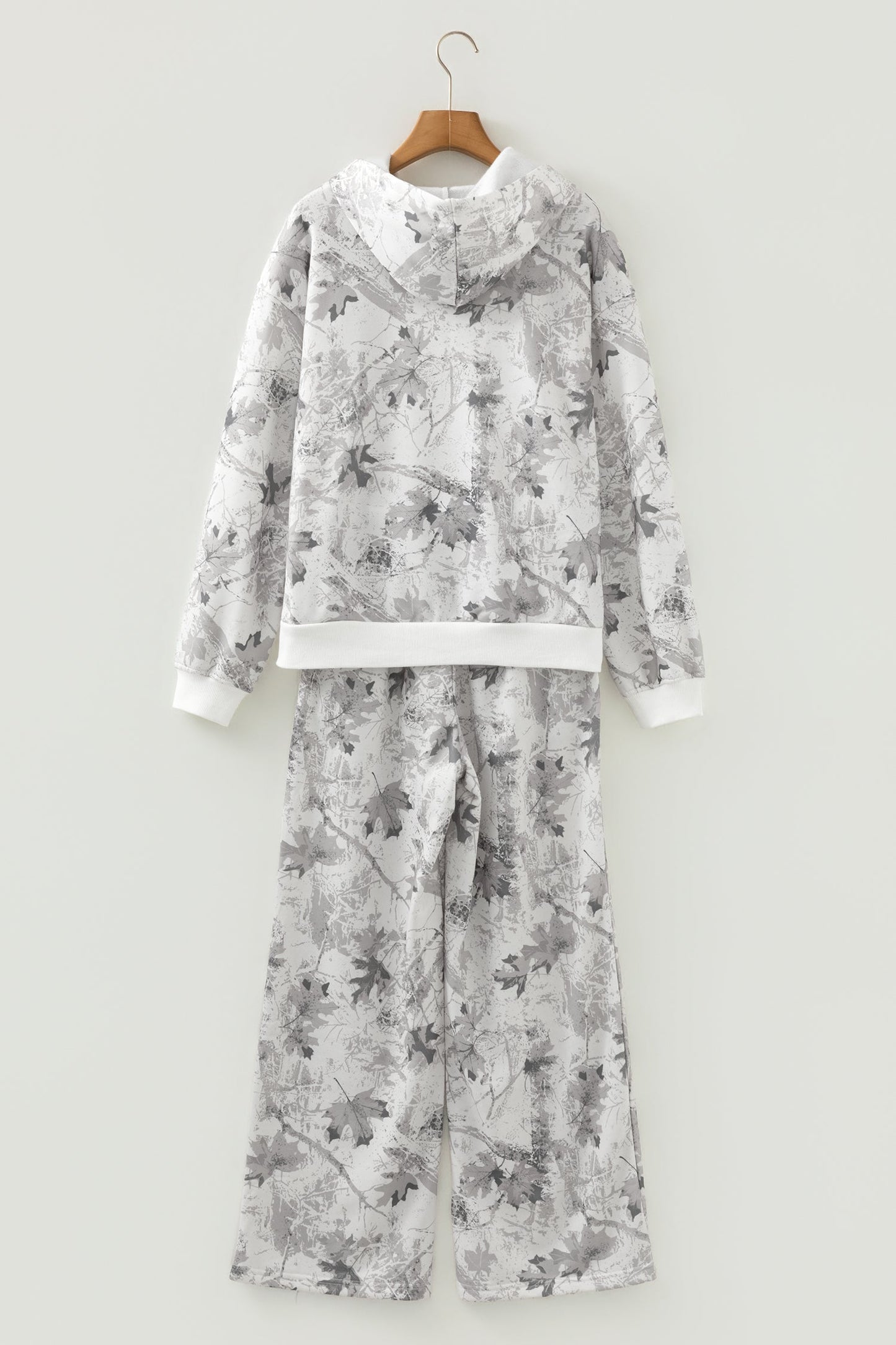 Woodland Camo Hoodie and Sweatpants Set