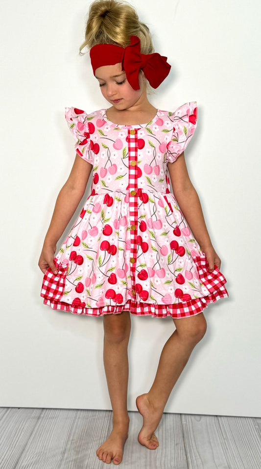Cherry Blossom Girls Dress