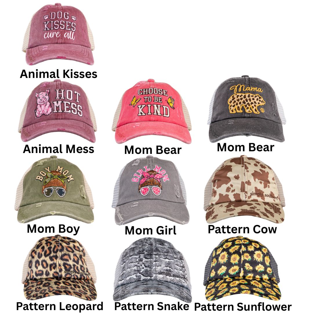 Fashion Messy Bun Hats - F21 - Simply Southern