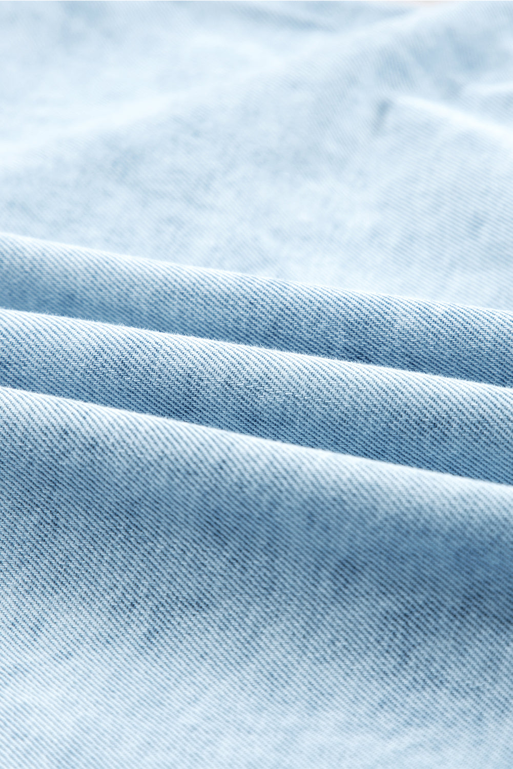 Denim Mineral Wash Buttoned Dress