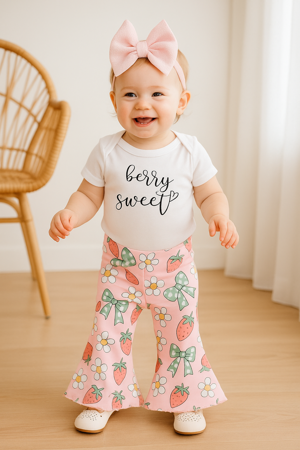 Strawberry Baby Bell Bottoms