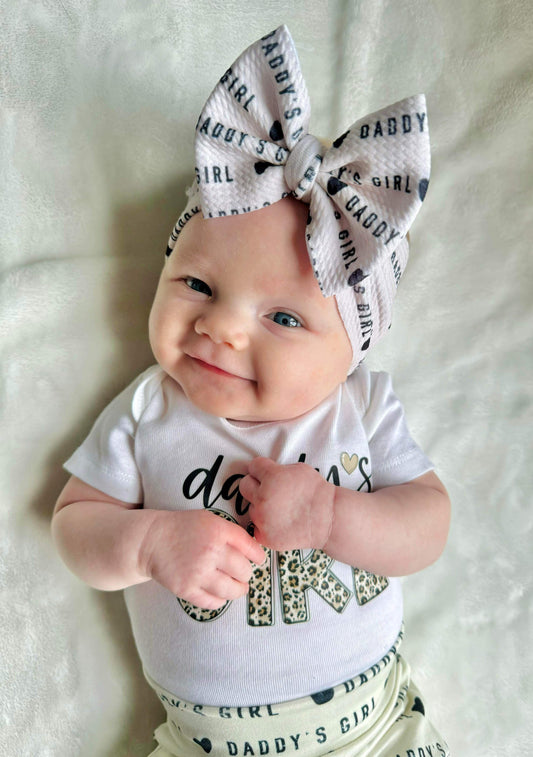 Daddy's Girl Headwrap Bow