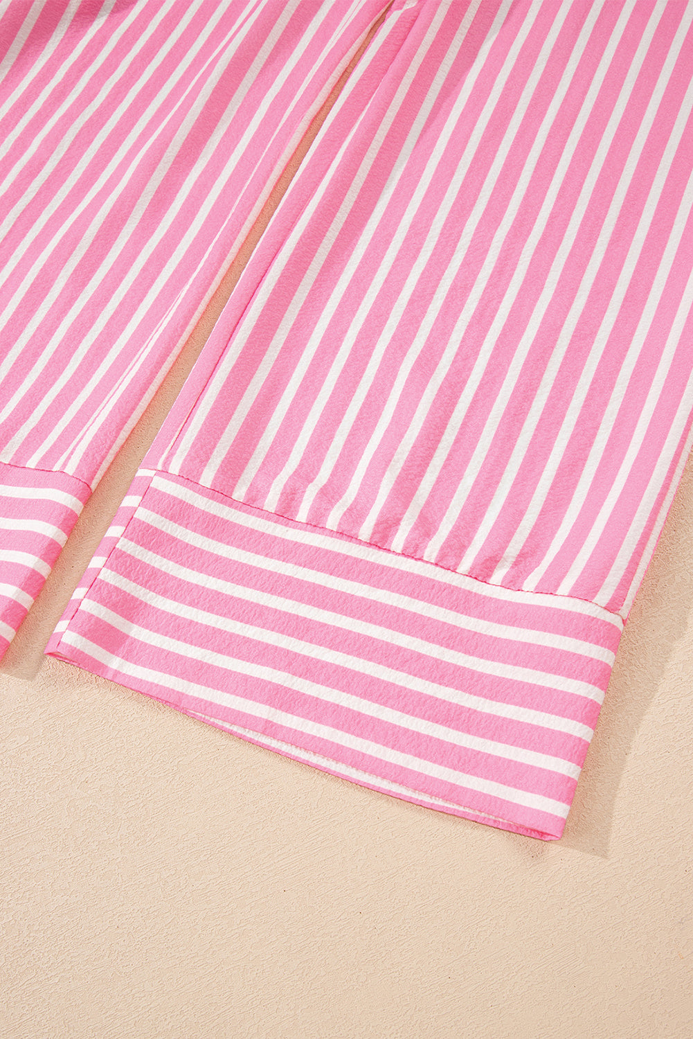 Stripe Bow Top and Pants Pajama Set