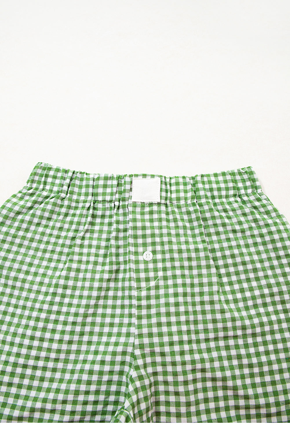 Gingham High Waist Shorts