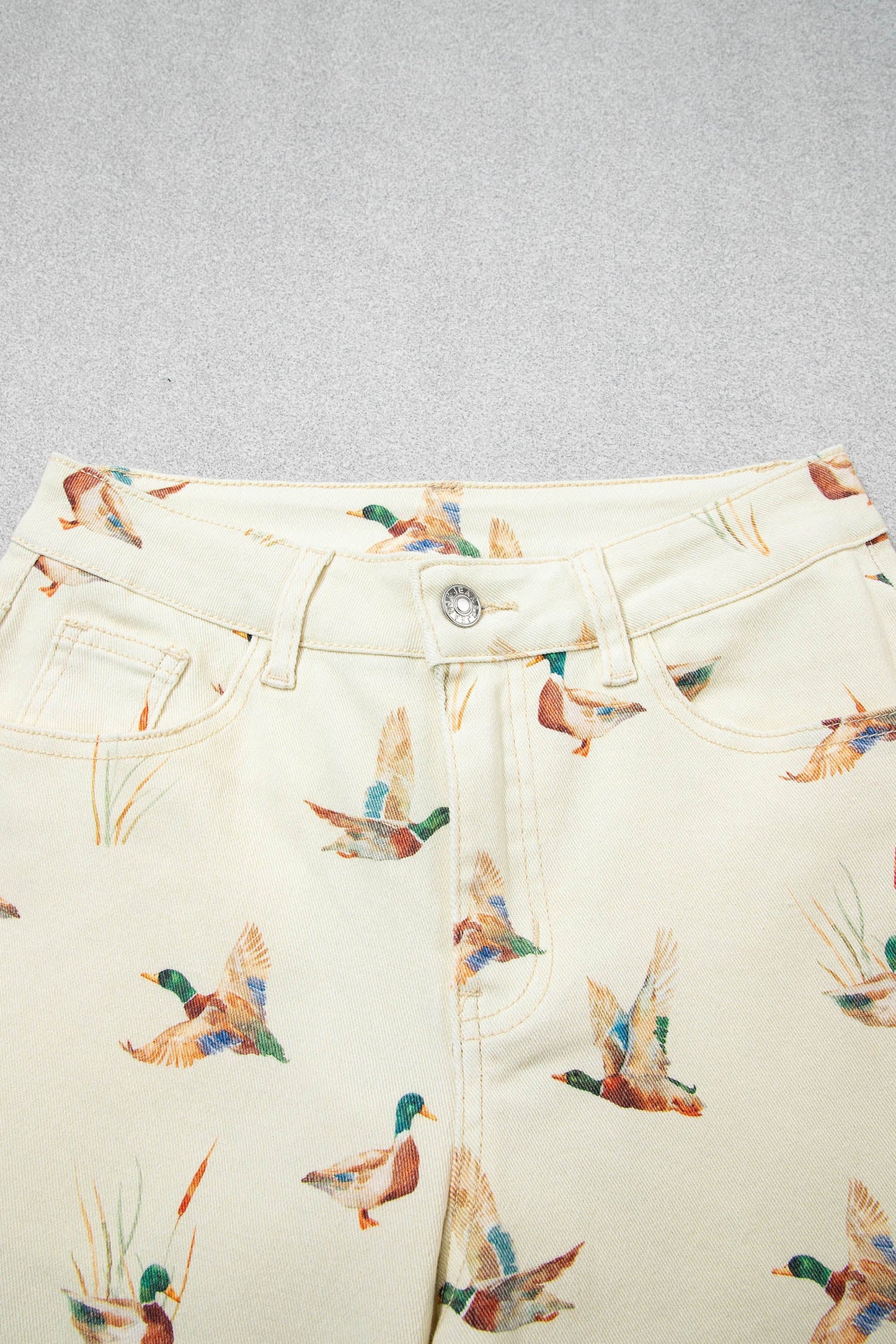 Western Mallard Cuffed Hem Shift Jeans