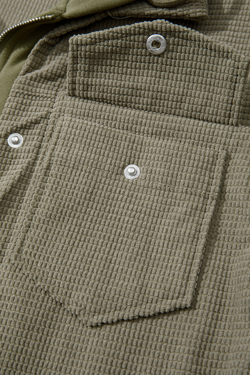 Textured Knit Pocketed Drawstring Hooded Jacket