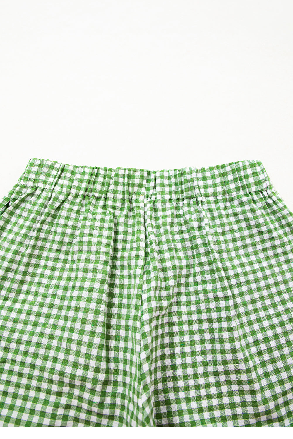 Gingham High Waist Shorts