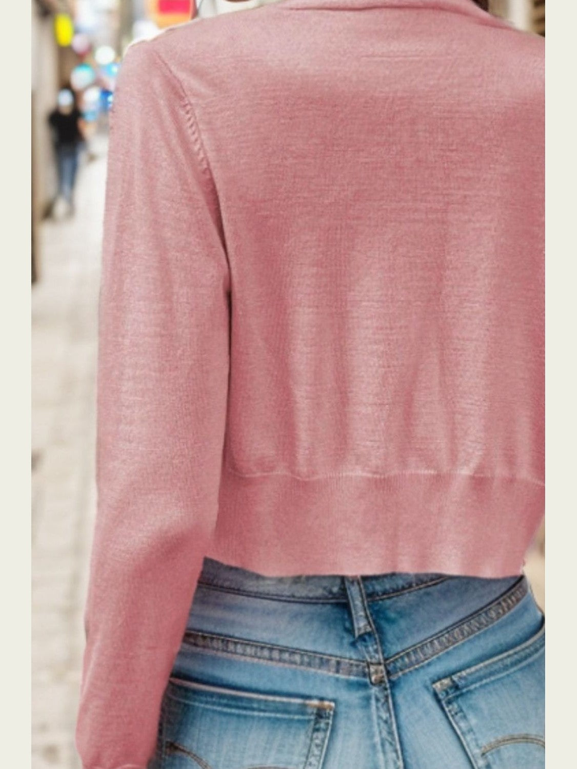 Women Button Up Long Sleeve Cardigan