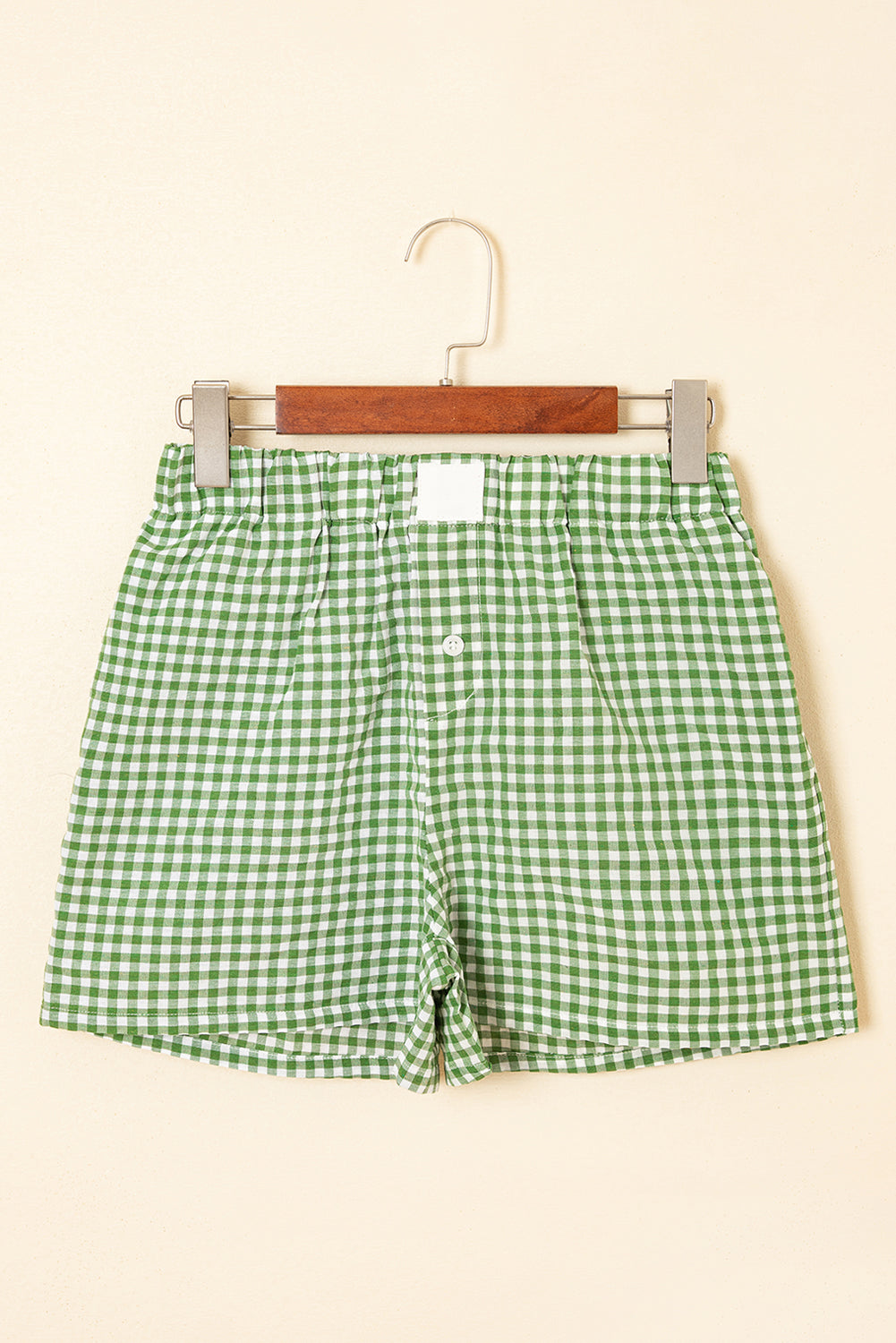 Gingham High Waist Shorts