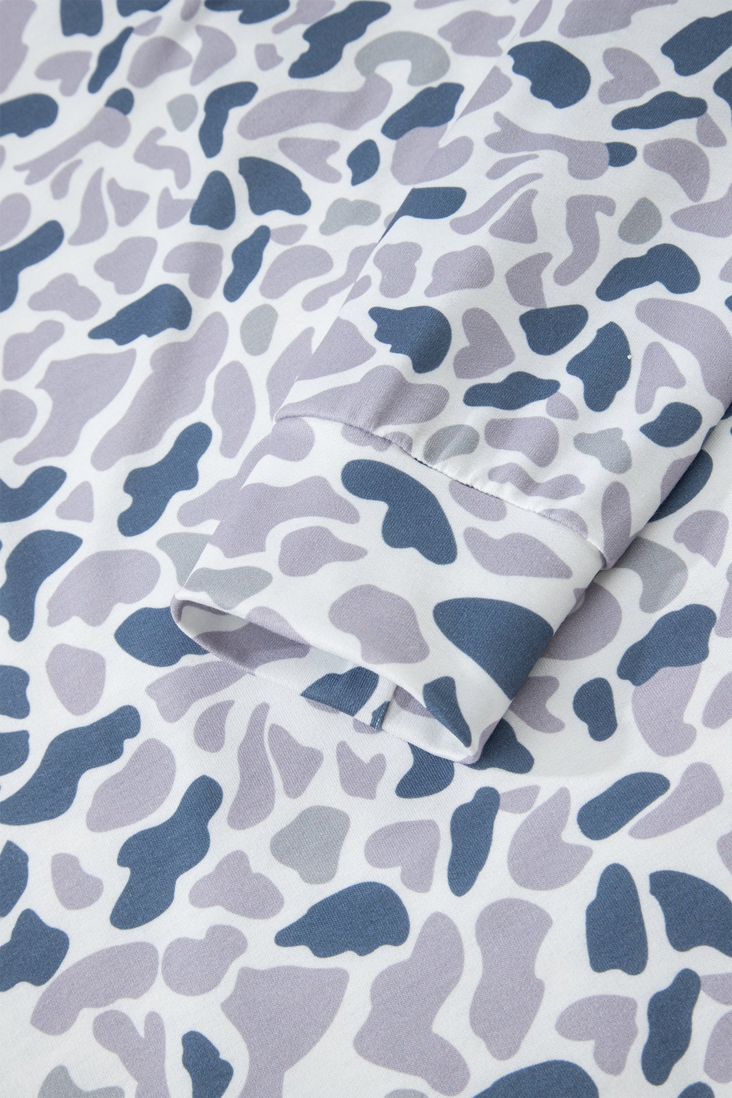 Camo Kangaroo Pocket Quarter Zip Sweatshirt