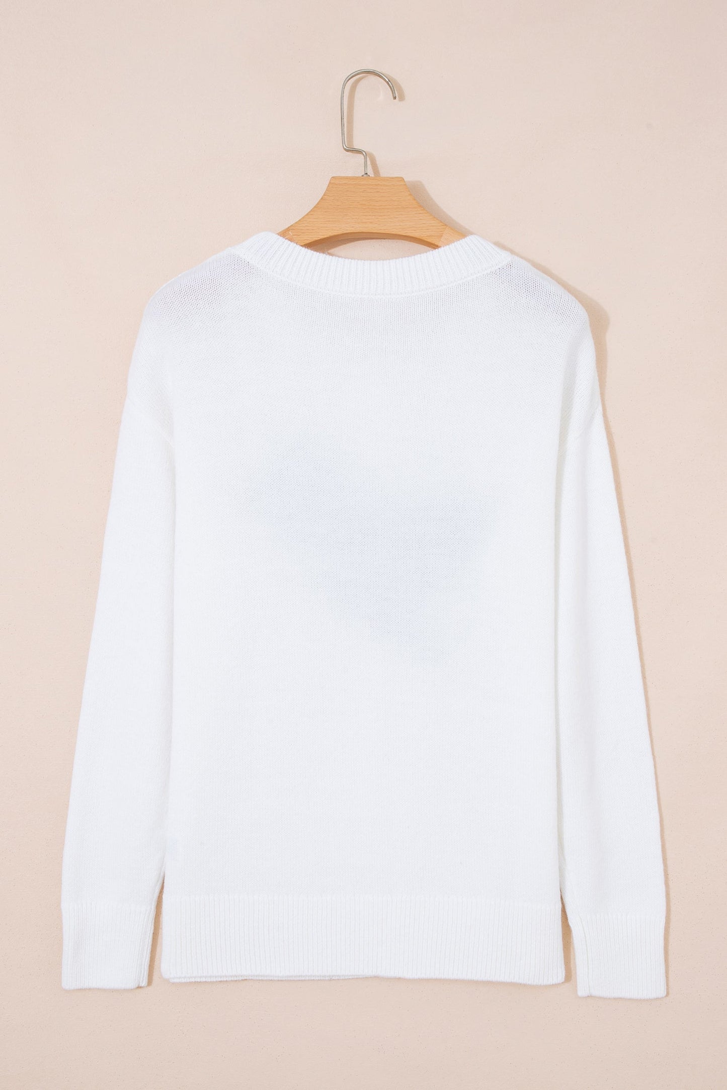 Mallard Drop Shoulder Long Sleeve Pullover Sweater