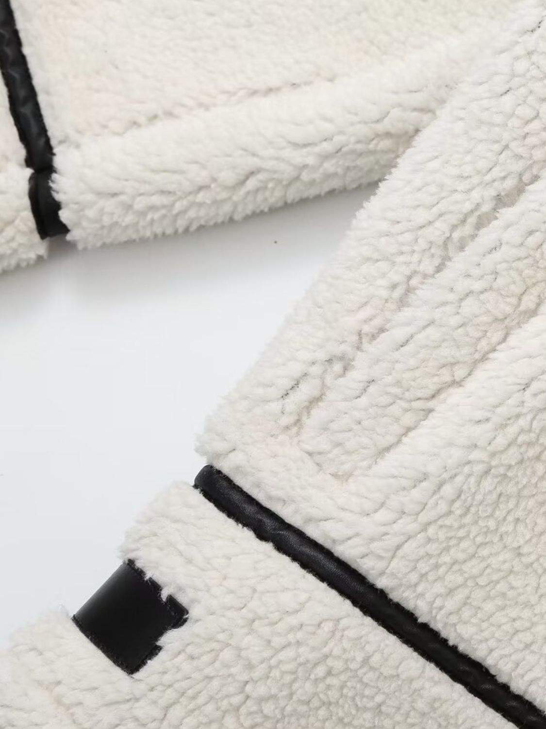 Women Zip Up Long Sleeve Sherpa Jacket