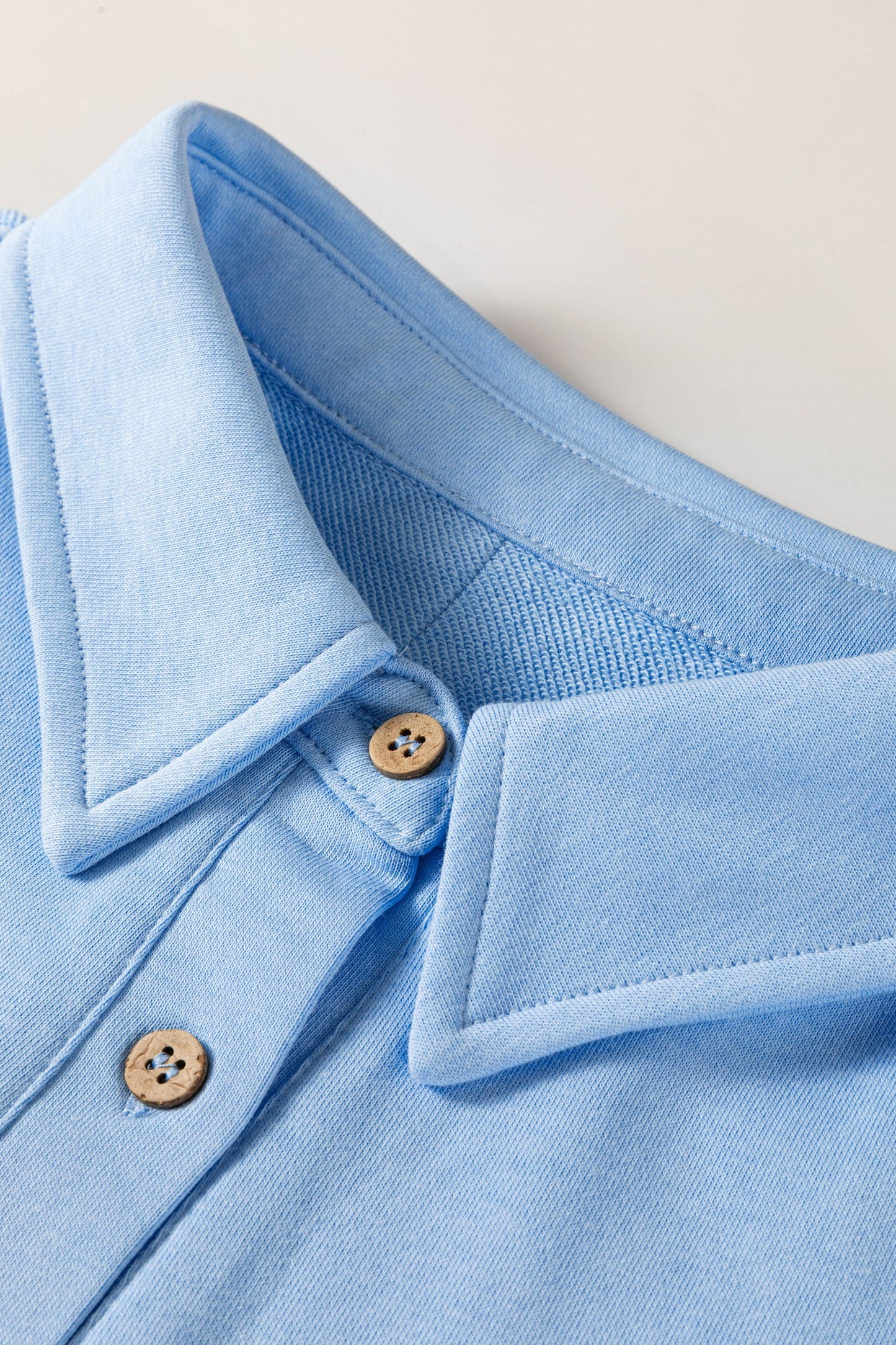 Plus Size Solid Polo Tee & Elastic Waist Shorts