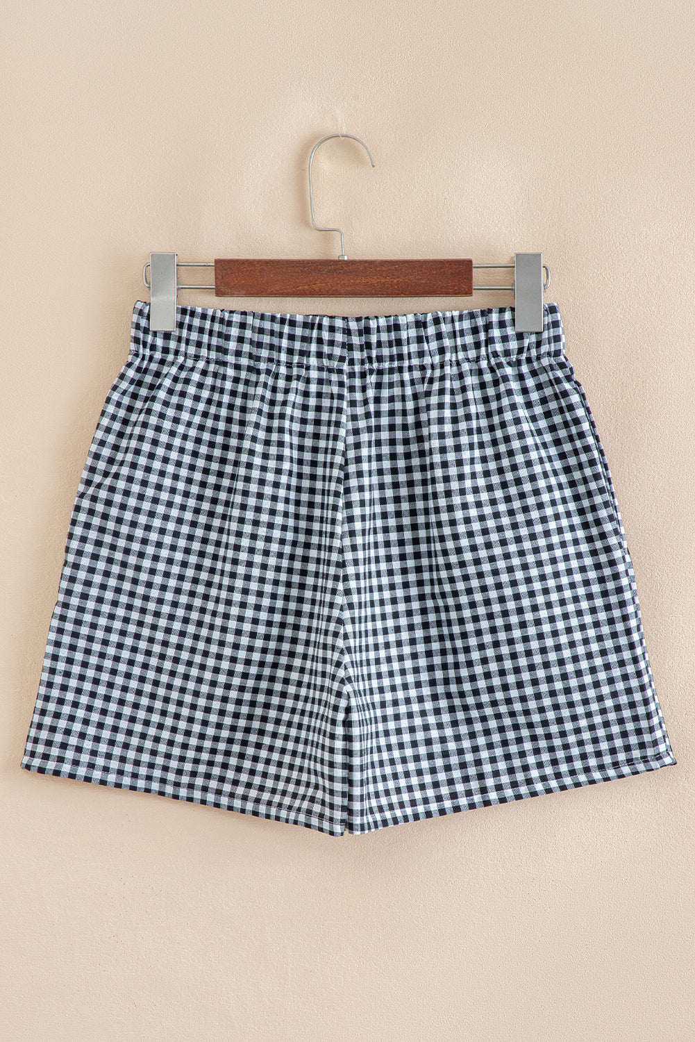 Gingham High Waist Shorts