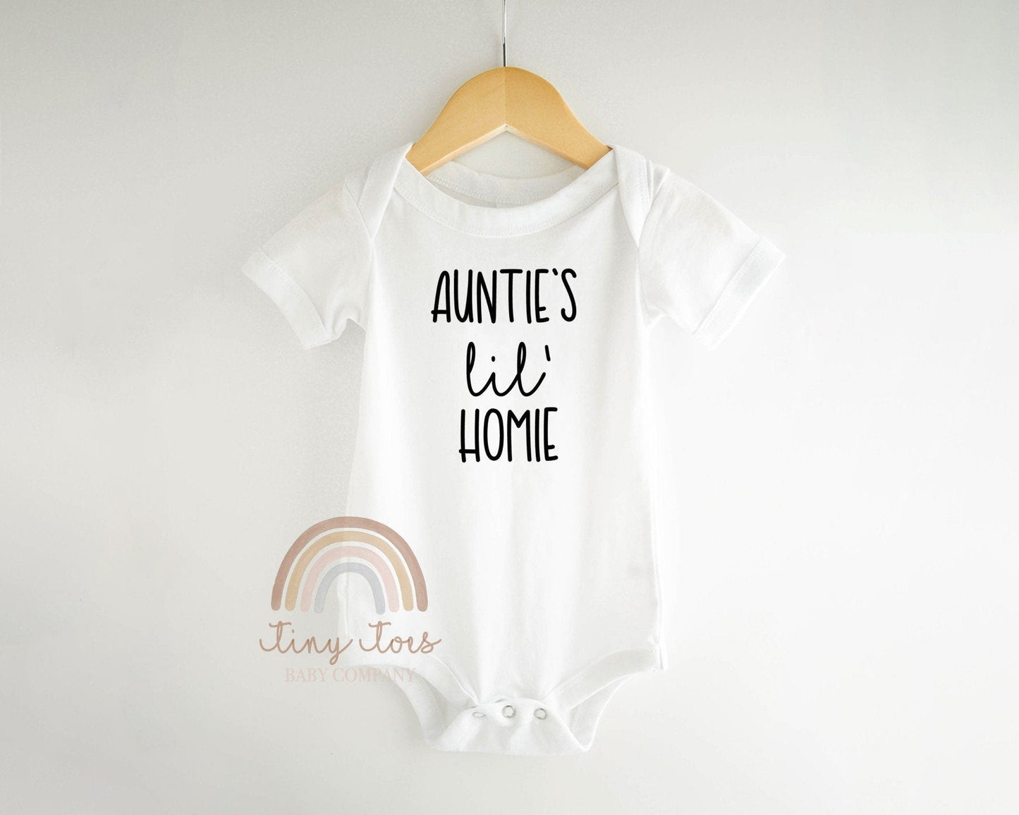 Auntie's Lil' Homie Baby Bodysuit