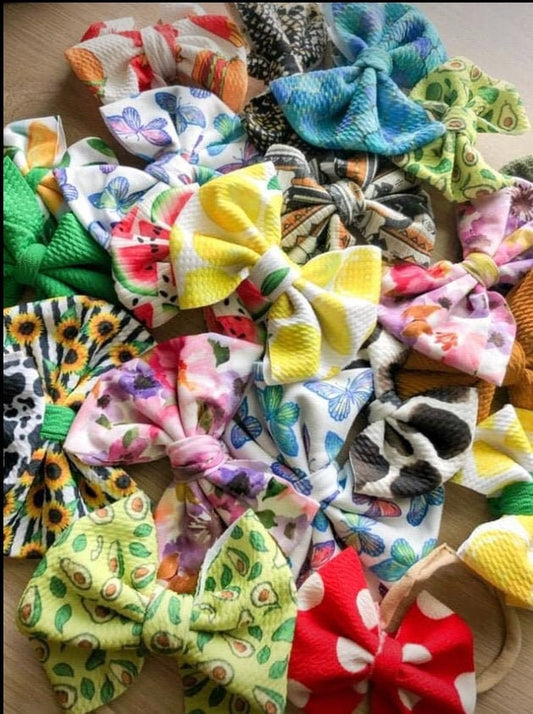 MYSTERY Baby Bow On Nylon Headband