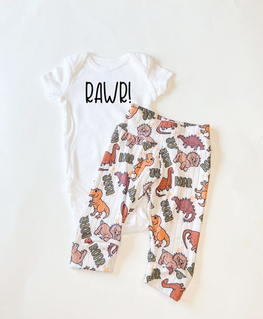 Dinosaur Baby Leggings Outfit