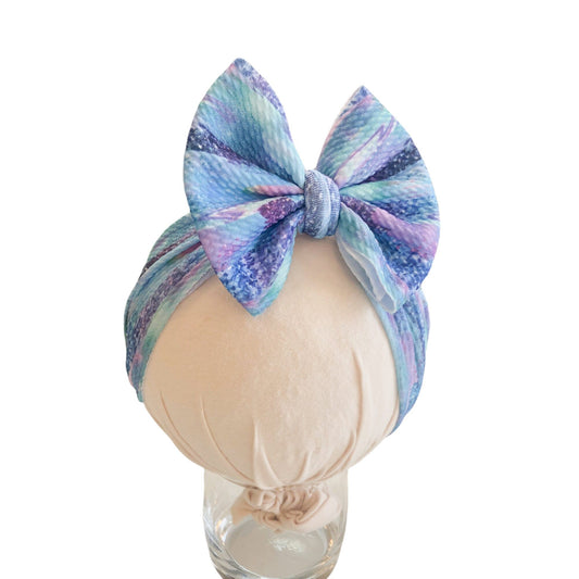 Glitter brushstroke Headwrap Bow