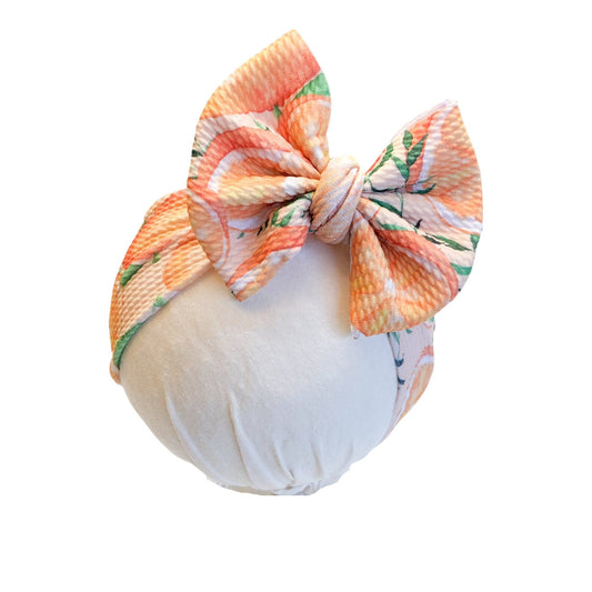 Oranges Headwrap Bow