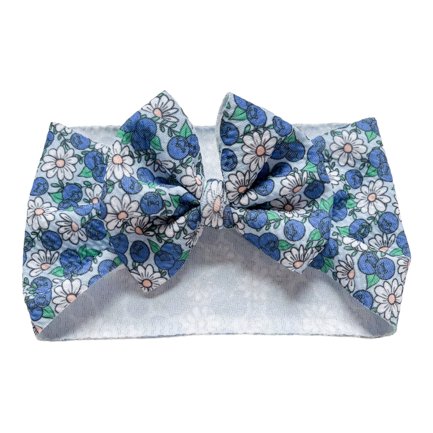 Blueberry Headwrap Bow