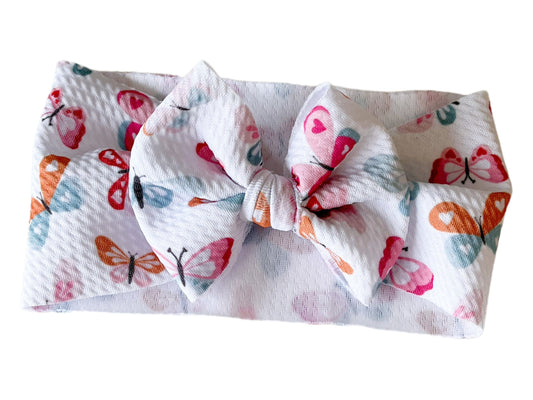 Sweetheart Butterfly Headwrap Bow