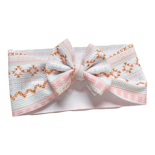 Glitter Aztec Headwrap Bow