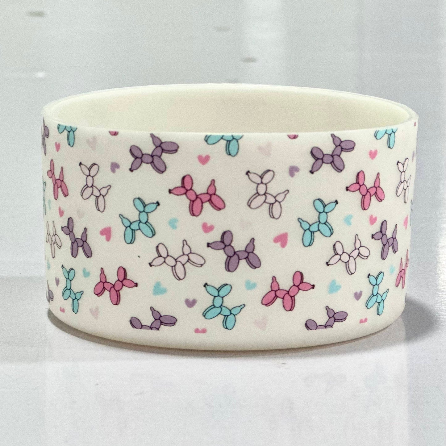 Celebration White Balloon Dog Tumbler Boot