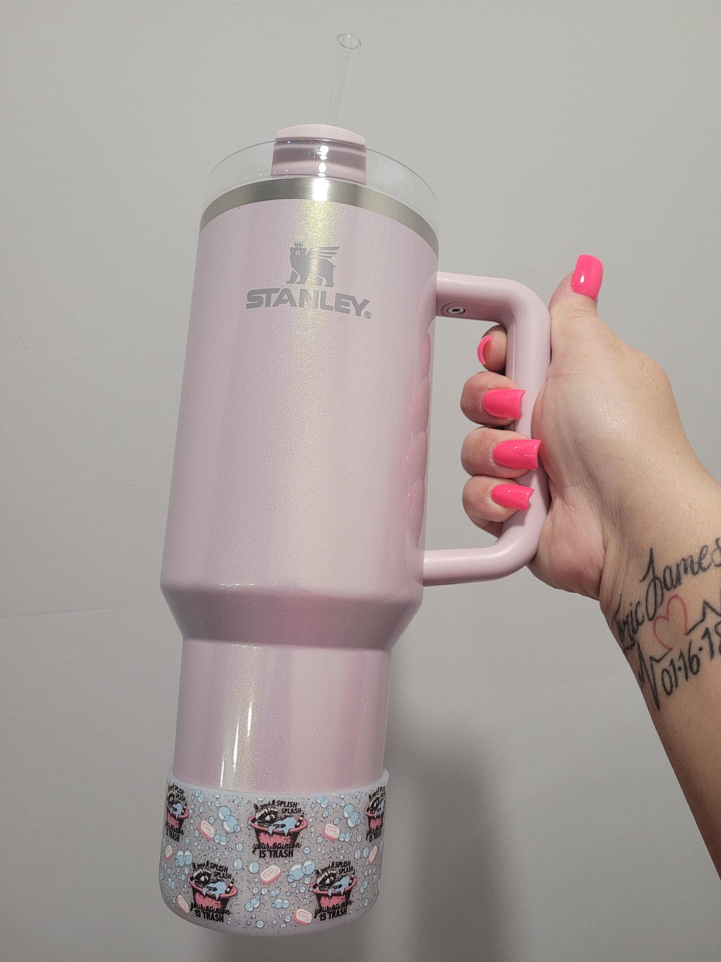 Trash Opinion Silicone Boot Bumper Sleeve for Tumblers